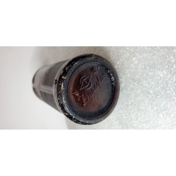 Orange Crush Brown Insulated Glass Bottle 1940s Prichard AL Rare Vintage Soda - Picture 7 of 16